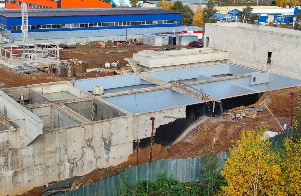 Строительство городских очистных сооружений
